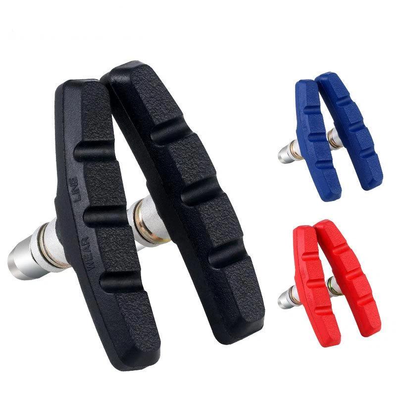 Mountain Biking Pads - Mountainbike-V-Bremsbeläge, nicht verformbar, universeller Edelstahlgummi, 1