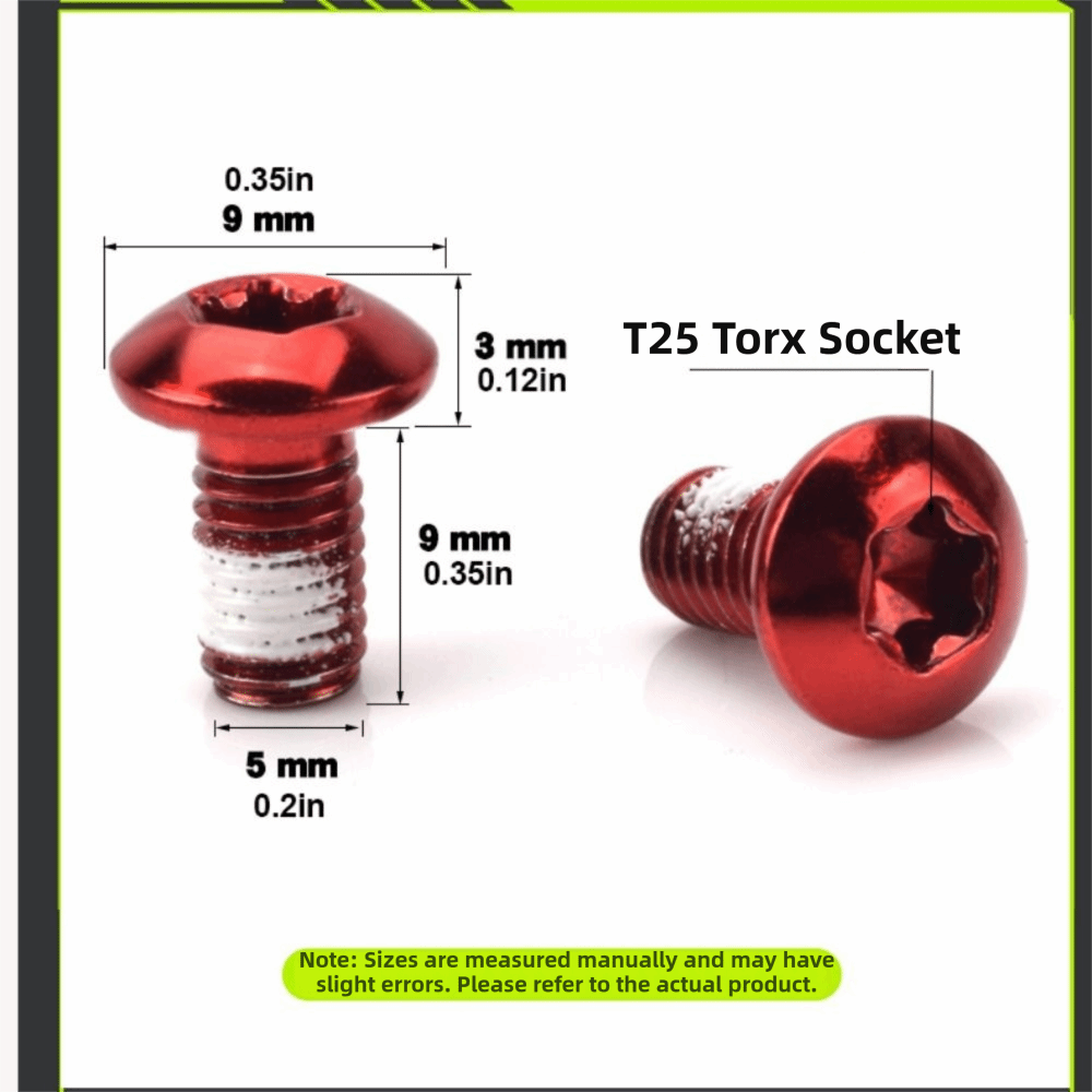 12 Stück T25 Torx-Kopf Bremssc – Mtb Brake Rotor Bewertung und Preis